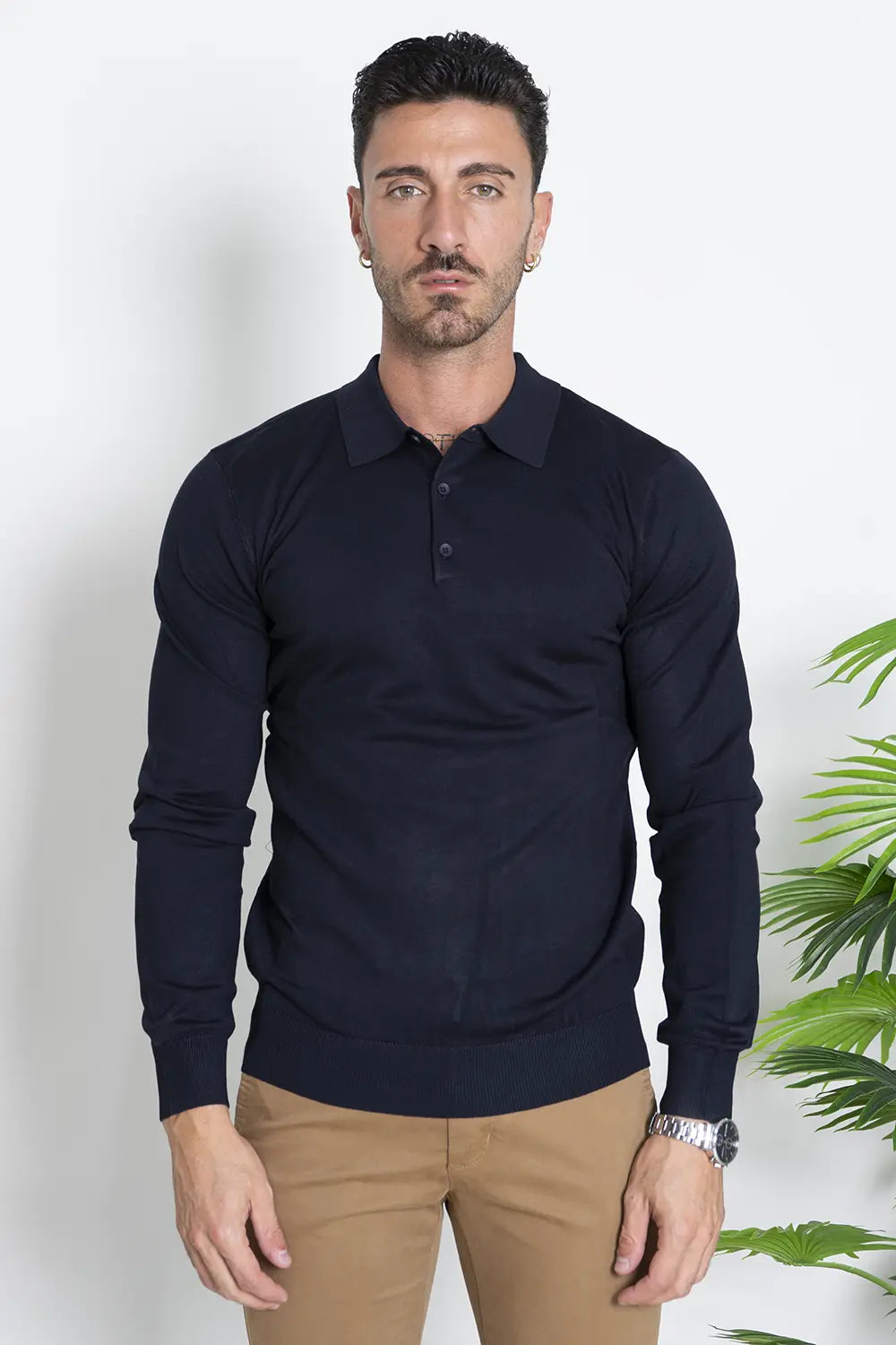 Polo Uomo Lana Finezza Basico Art. 740003