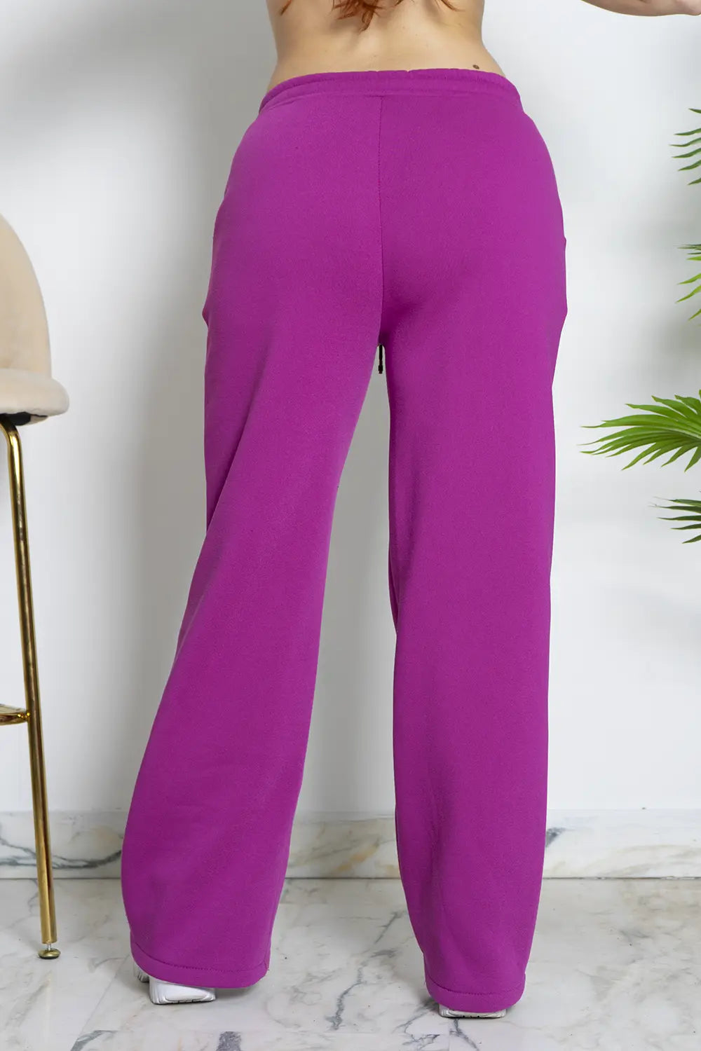 Pantalone Palazzo Felpa Donna Art.SUP4620