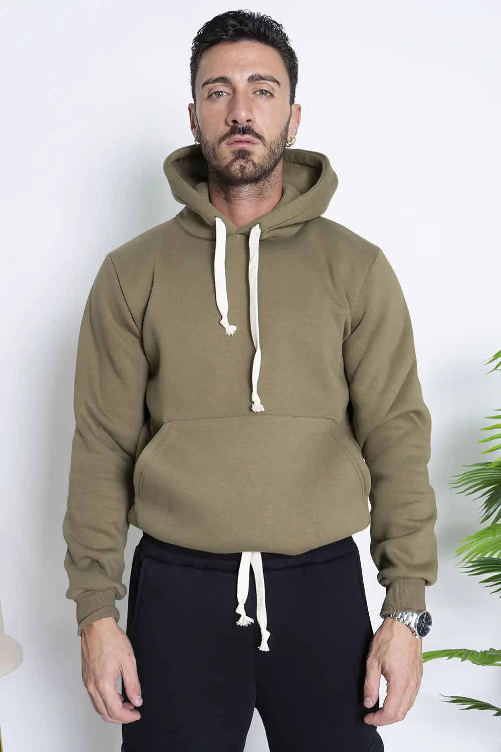 Felpa Hoodie Felpata Con Cappuccio Art.TR111