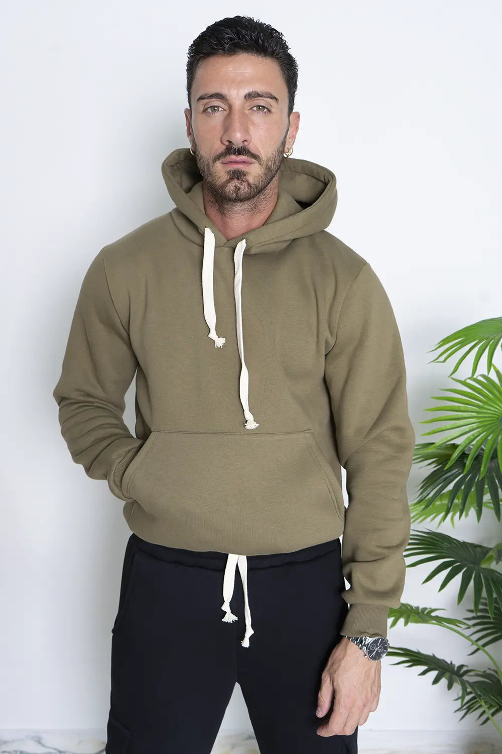 Felpa Hoodie Felpata Con Cappuccio Art.TR111