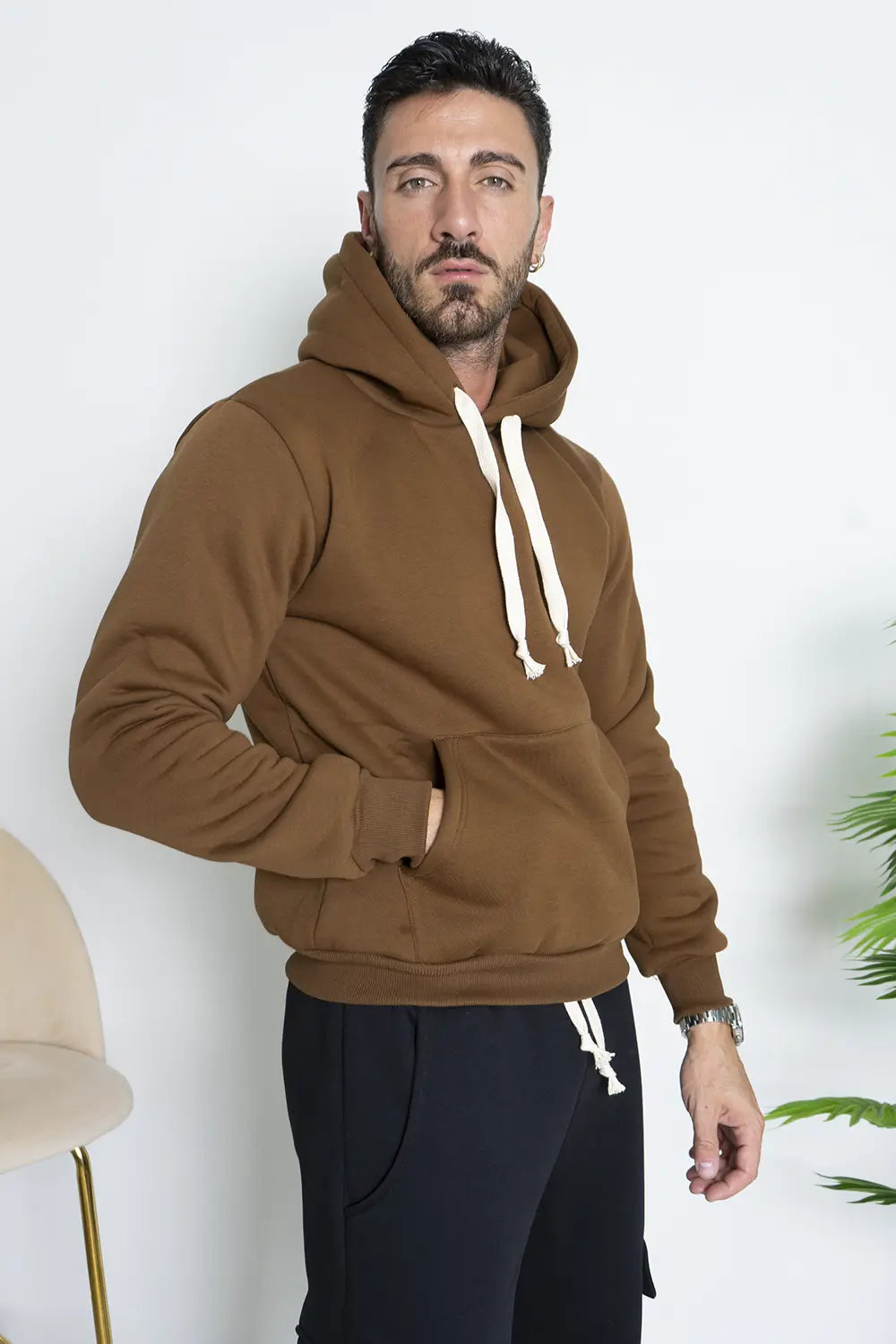 Felpa Hoodie Felpata Con Cappuccio Art.TR111