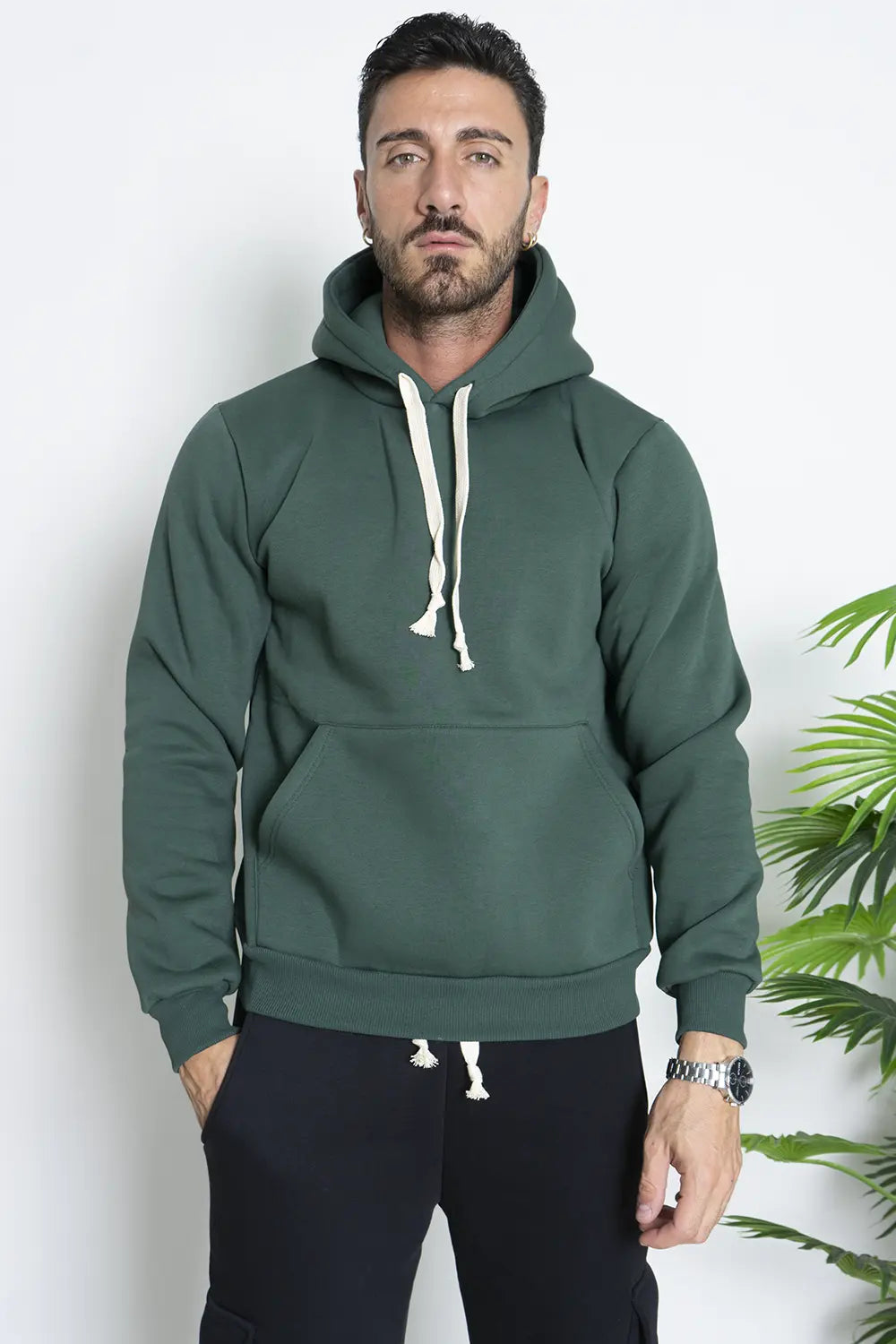 Felpa Hoodie Felpata Con Cappuccio Art.TR111