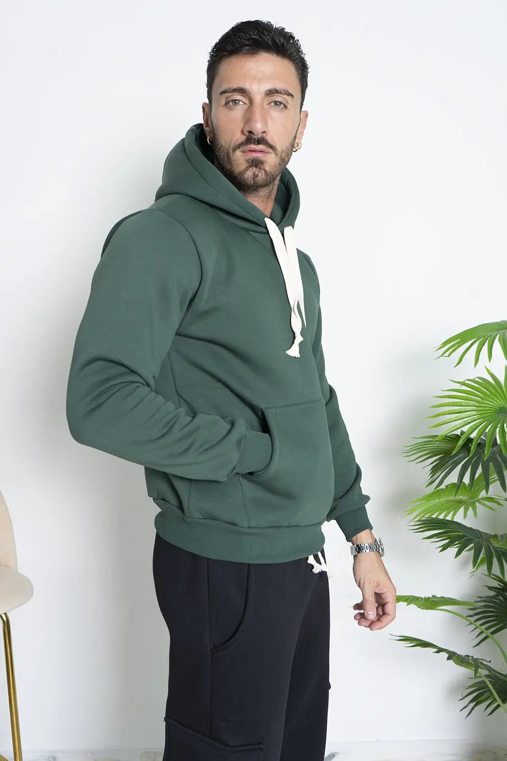 Felpa Hoodie Felpata Con Cappuccio Art.TR111