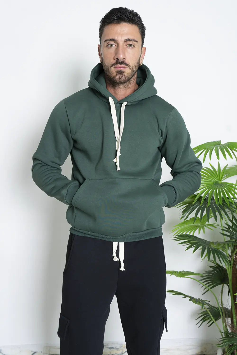 Felpa Hoodie Felpata Con Cappuccio Art.TR111