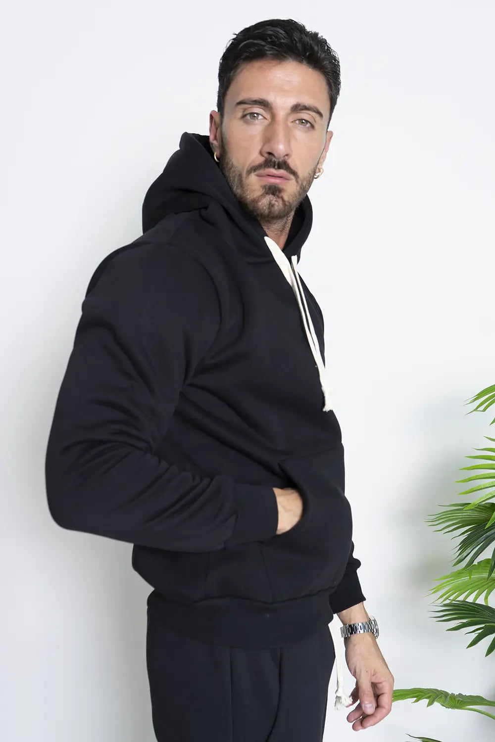 Felpa Hoodie Felpata Con Cappuccio Art.TR111