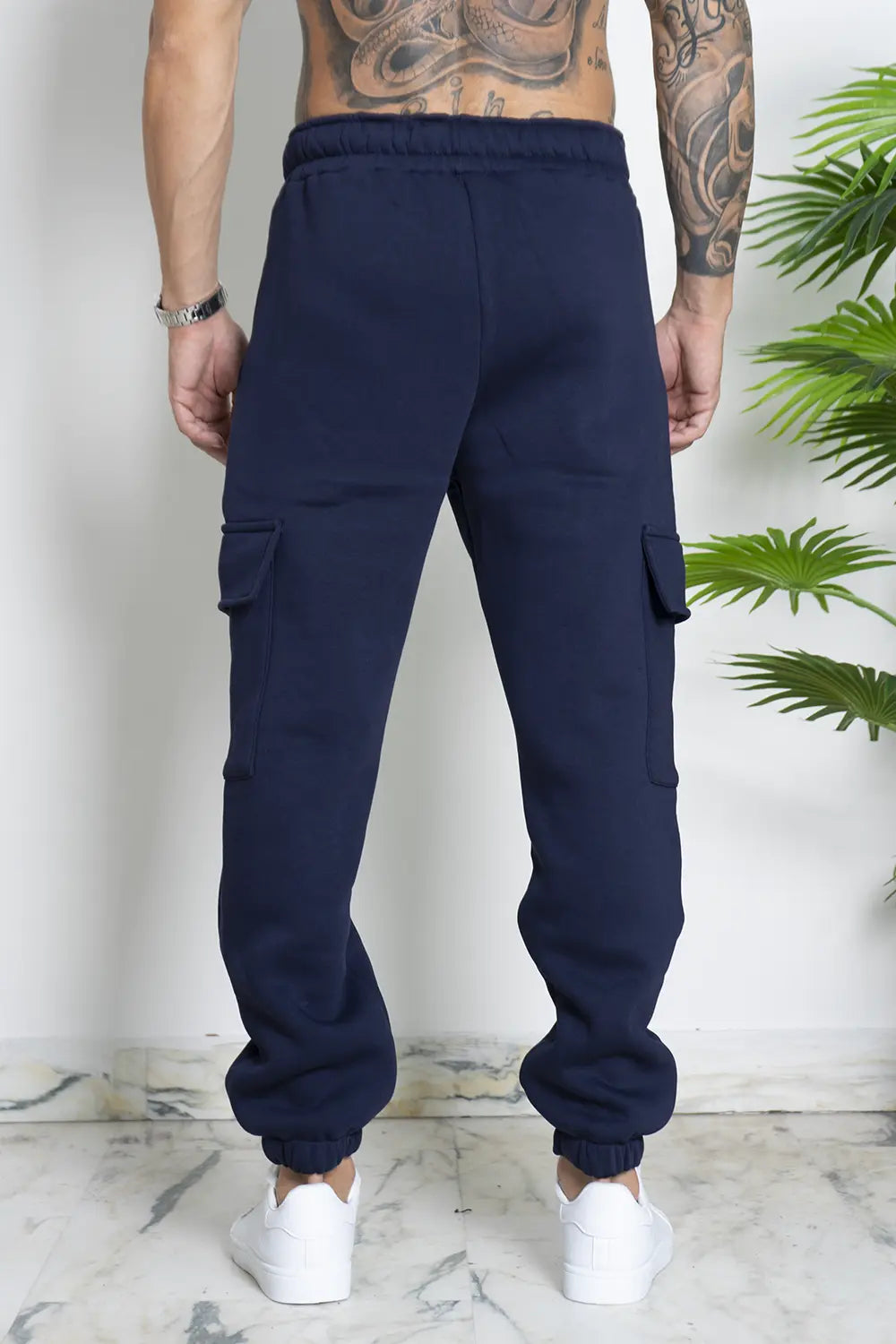 Pantalone Tuta Cargo Felpato Art.TR110