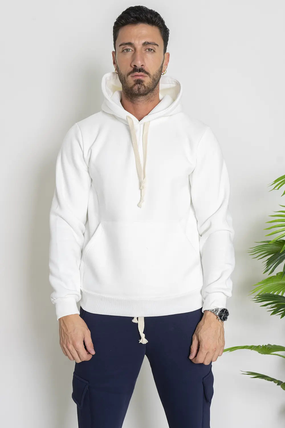 Felpa Hoodie Felpata Con Cappuccio Art.TR111