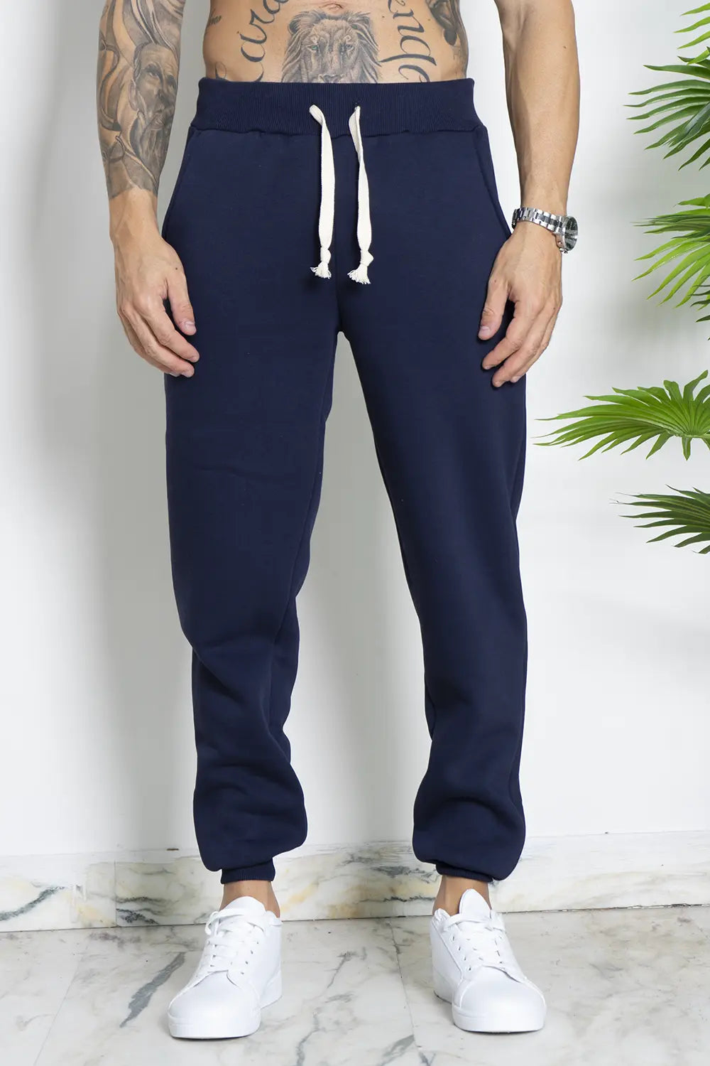 Pantalone Tuta Cargo Felpato Art.TR109