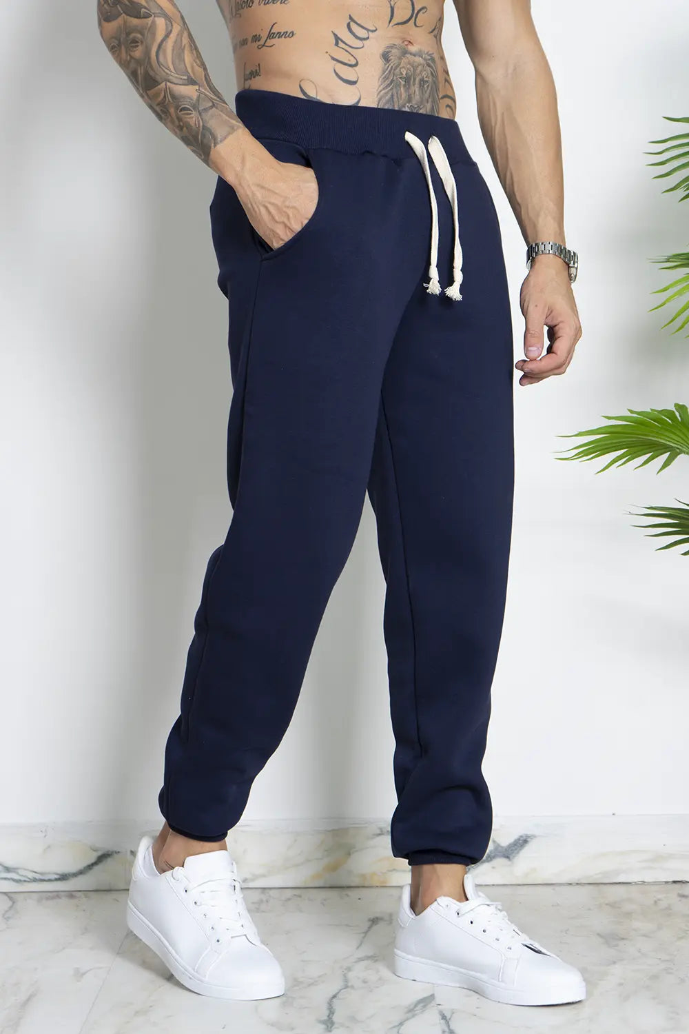 Pantalone Tuta Cargo Felpato Art.TR109