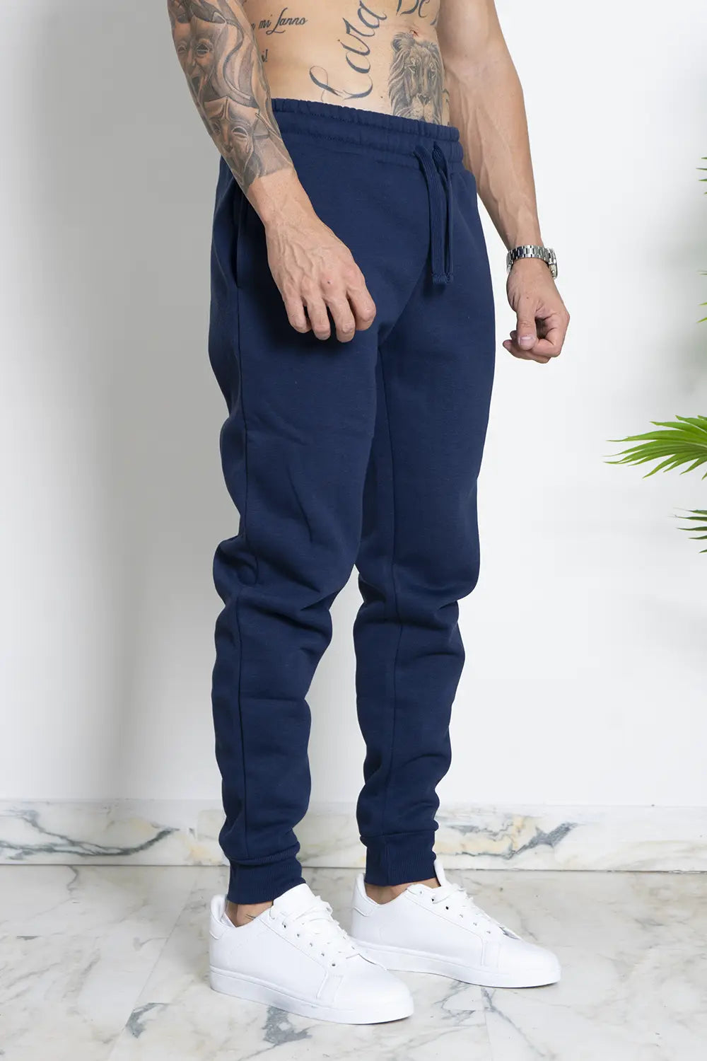 Pantalone Tuta Uomo Felpato Art.849446