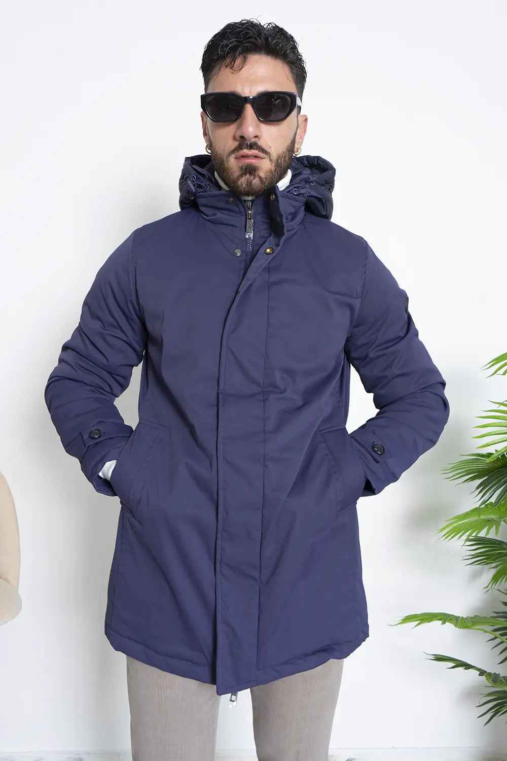 Giubbotto Uomo Parka Con Cappuccio Art.GB4084