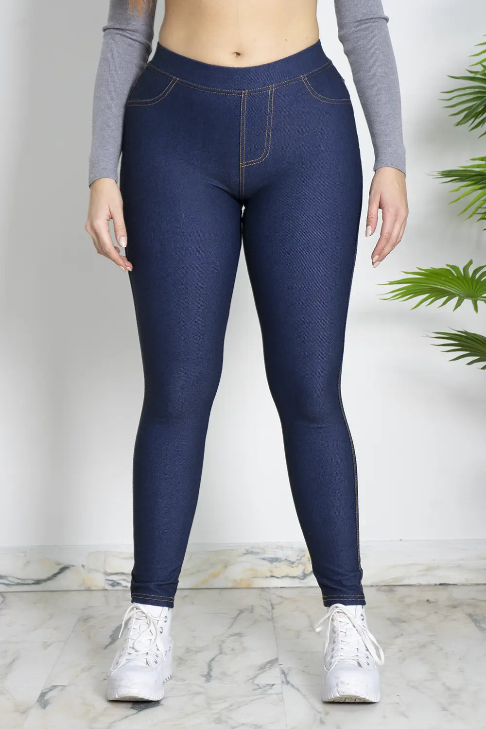 Leggins Donna Colore Jeans Art.PD0926