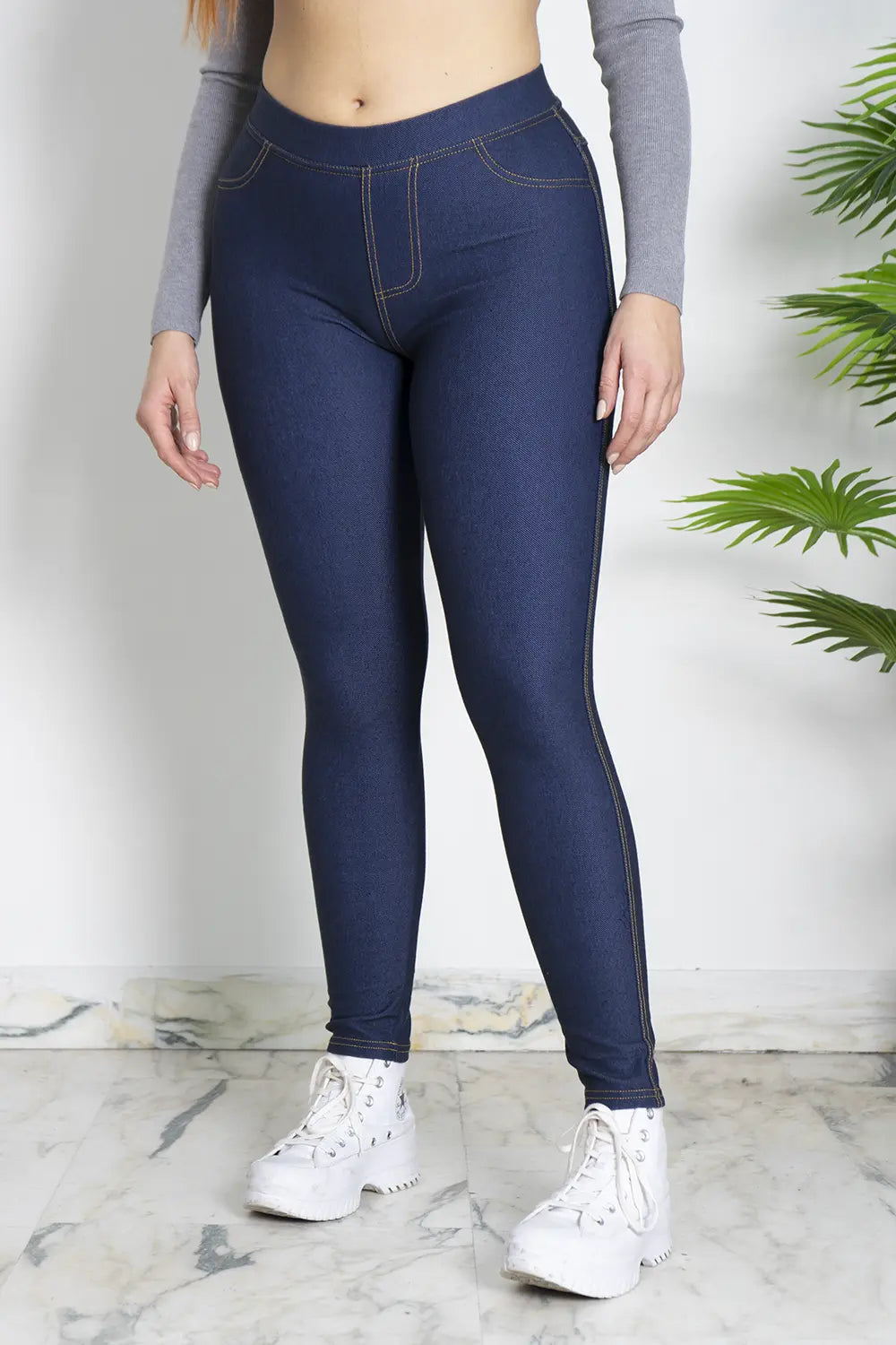 Leggins Donna Colore Jeans Art.PD0926